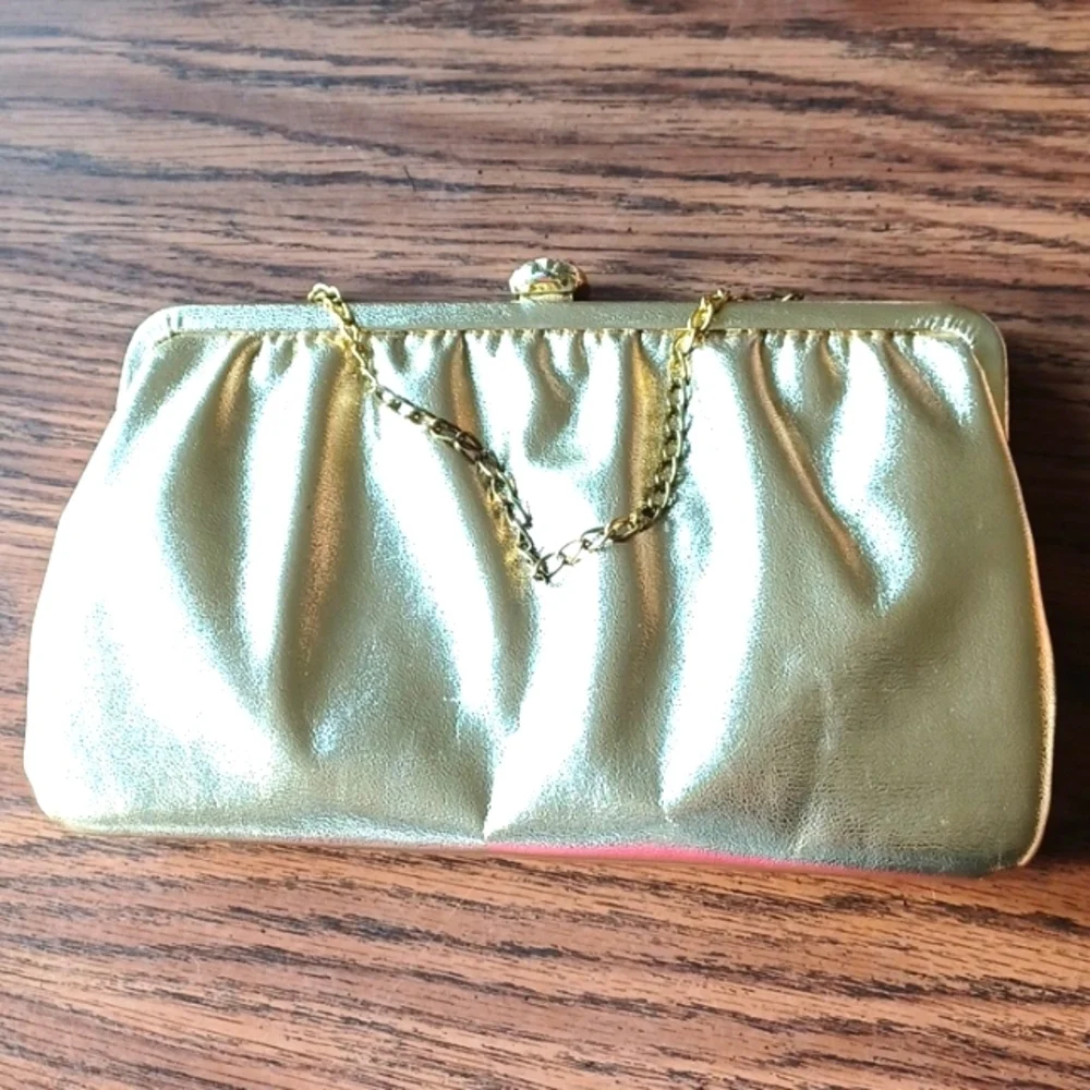 Vintage Gold Purse, 10x6